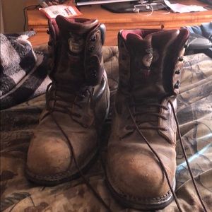 Steel toed boots brand Georgia boots size 12